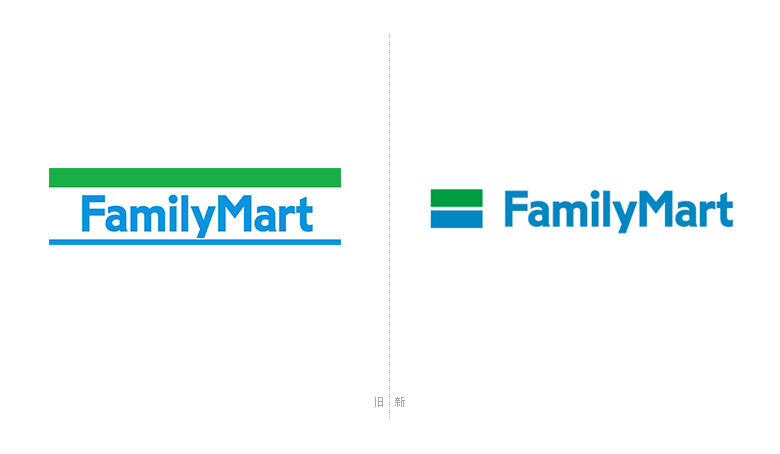 familymart全家便利店启用新标志