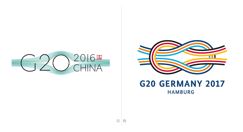 德国汉堡G20峰会LOGO，德国汉堡G20峰会标志，G20峰会品牌设计