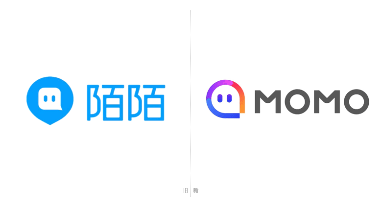 陌陌LOGO，陌陌标志，社交平台标志，社交平台LOGO，社交平台品牌设计