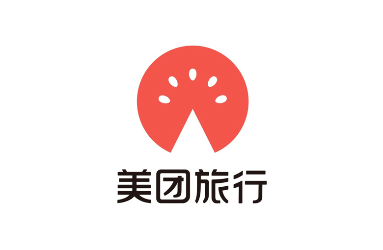 美团旅行标志，美团旅行LOGO，美团旅行形象设计，旅行品牌设计