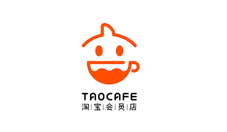 淘咖啡标志，淘咖啡LOGO，阿里巴巴无人便利店，便利店品牌设计，淘咖啡品牌形象设计