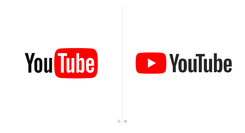 YouTube标志，YouTube LOGO，视频分享网站LOGO，YouTube形象设计