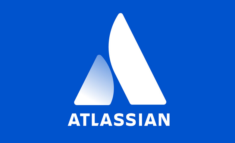 AtlassianLOGO，Atlassian标志，Atlassian形象设计，软件开发标志设计，软件开发品牌设计