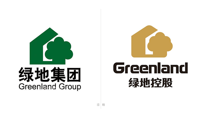 绿地控股标志，绿地控股LOGO，绿地控股品牌设计，地产开发品牌设计