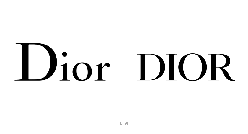 迪奥Dior LOGO设计,迪奥Dior标志设计，迪奥Dior品牌形象设计，奢侈品品牌设计