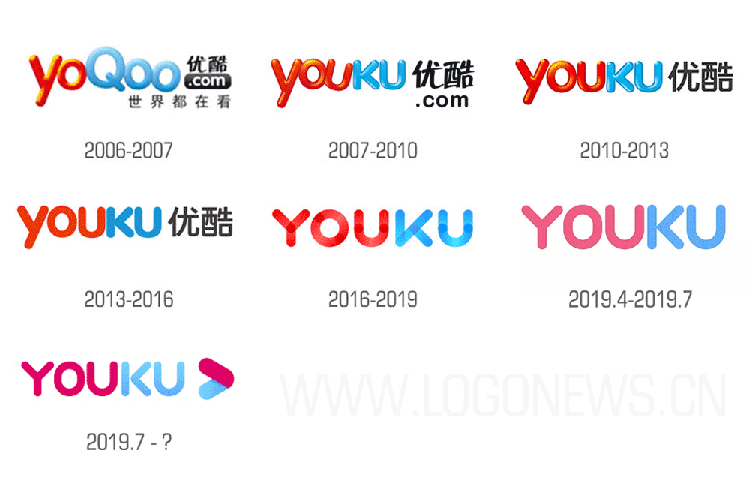 优酷LOGO,优酷标志,优酷品牌形象设计,视频品牌LOGO,视频标志