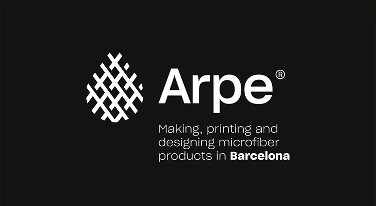 西班牙超细纤维产品定制商Arpe LOGO,西班牙超细纤维产品定制商Arpe 标志,西班牙超细纤维产品定制商Arpe品牌形象设计