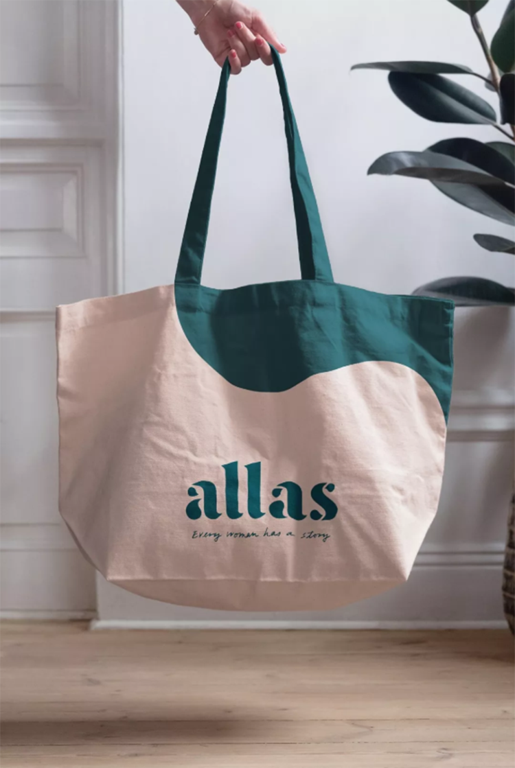 女性生活杂志Allas品牌LOGO,女性生活杂志Allas品牌标志,女性生活杂志Allas品牌形象设计