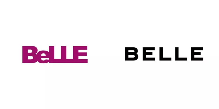 时尚鞋履品牌百丽 belle 启用新标志